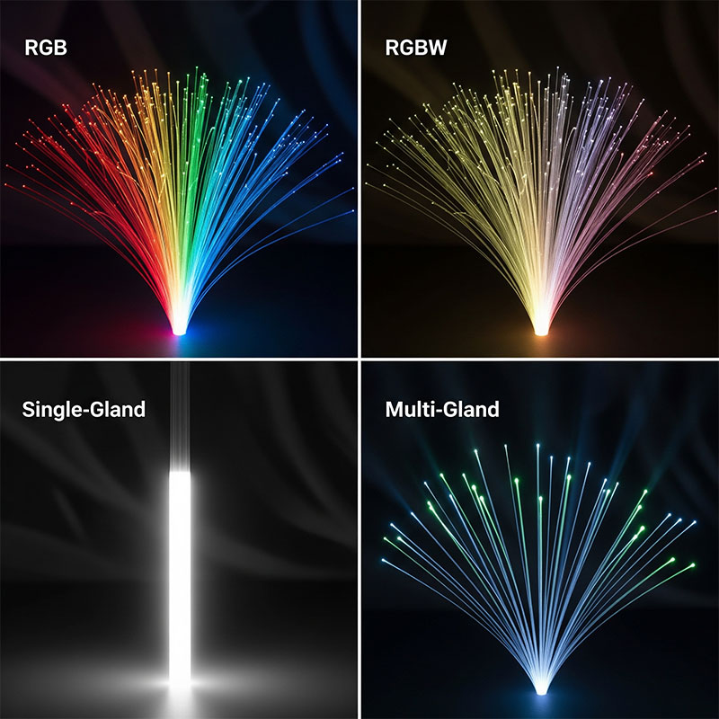 انواع منبع فیبر نوری